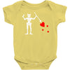 blackbeard's flag pirate edward teach Baby Onesie