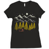 camp forest Ladies Fitted T-Shirt