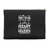 There's This Girl Who Kinda Stole My Heart Grandpa Accessory Pouches