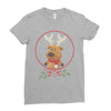 cute deer Ladies Fitted T-Shirt