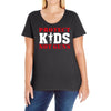 Protect Kids Not Guns Ladies Curvy T-Shirt