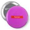 kansas Pin-back button