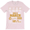 born march multitasking problem solving T-Shirt