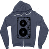 oldschool cassette Zipper Hoodie