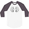 moon and sun 3/4 Sleeve Shirt