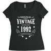 original parts vintage established 1992 perfectly aged Women's Triblend Scoop T-shirt