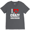 i love my crazy girlfrien V-Neck Tee