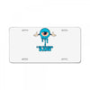 monster eye blue License Plate