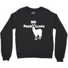 no prob llama funny llama Crewneck Sweatshirt