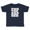 photographer Toddler T-shirt