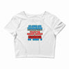 push me around grandpa Crop Top