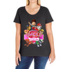 paw patrol birthday girl uncle Ladies Curvy T-Shirt