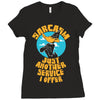 sarcasm Ladies Fitted T-Shirt