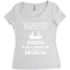 fishing funny Women's Triblend Scoop T-shirt