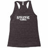 strange girl Racerback Tank