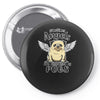 angel pug [converted] Pin-back button