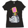 pop tart Ladies Fitted T-Shirt