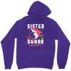 sister shark doo doo doo family matching Unisex Hoodie