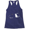black cat magic Racerback Tank