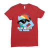 deal with it Ladies Fitted T-Shirt