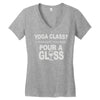 yoga class Women's V-Neck T-Shirt