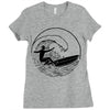 surf vibes Ladies Fitted T-Shirt