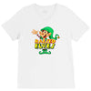 raised by elves elf christmas V-Neck Tee