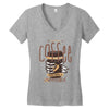 with enough coffee, everything is possible Women's V-Neck T-Shirt