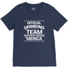 official drinking team 'merica V-Neck Tee