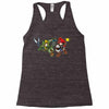 mario vs link Racerback Tank
