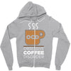 coffee addiction Zipper Hoodie