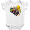 super fighting kart Baby Bodysuit