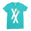 mgk t xx shirt flower black rose .. Ladies Fitted T-Shirt