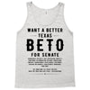 want a better texas black Tank Top
