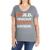 obsessive halloween disorder Ladies Curvy T-Shirt