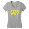 Star Wey Lightsaber Women's V-Neck T-Shirt