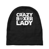 crazy boxer lady Baby Beanies