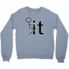 fk it funny college party Crewneck Sweatshirt