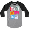 new mudhoney logo 3/4 Sleeve Shirt