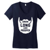 grow long and prosper funny Women's V-Neck T-Shirt