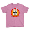 too hip to hop   bunny easter Youth Tee