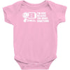 i'm here because you broke something Baby Onesie