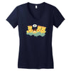 pizza campfire story Women's V-Neck T-Shirt