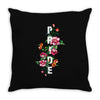 Pride Floral Throw Pillow