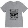 Born In May V-Neck Tee