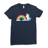 tasty rainbow Ladies Fitted T-Shirt