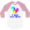 i want your nuts 3/4 Sleeve Shirt
