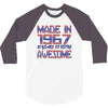 made in 1967 50 years of being awesome 3/4 Sleeve Shirt