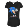 caffeine boost Maternity Scoop Neck T-shirt