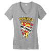 in pizza we crust Women's V-Neck T-Shirt